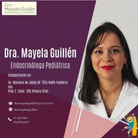 Dra. Mayela Teresa Guillén Guillén, Pediatra Puericultor-Endocrinología Pediátrica en Quito